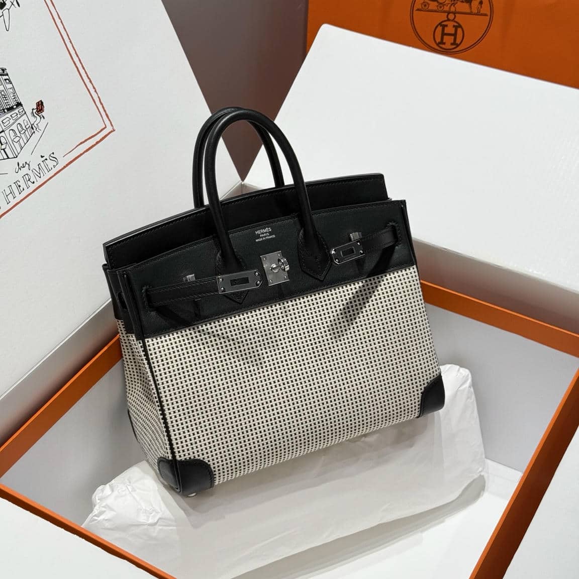 Birkin Canvas-Leather Mix-119
